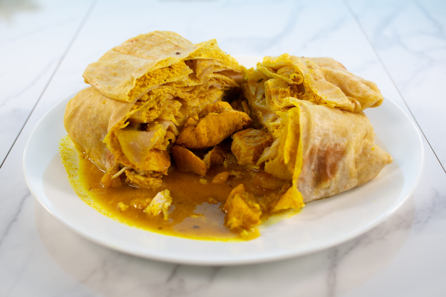 Chicken Roti, Trinidad